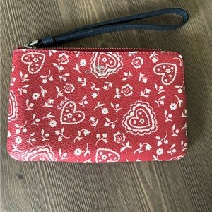 Coach Heart Small Wristlet
